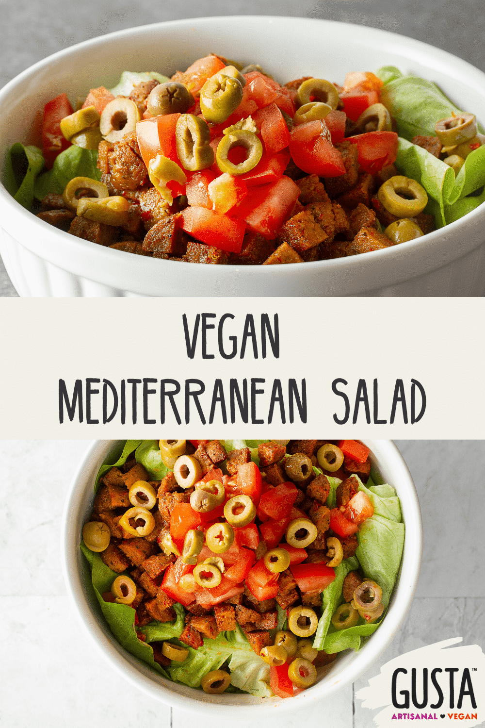 vegan mediterranean salad